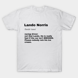 Lando Norris F1 T-Shirt T-Shirt